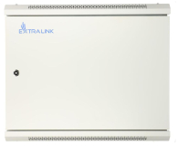 Extralink Szafka wisząca rack 12U 600x600 szara metalowe drzwi EX.12981 - 489405 - zdjęcie 2